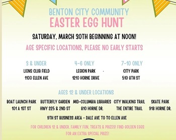 Benton City, WA EAster egg hunt